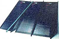 Completed roof panels.